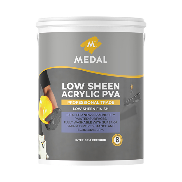 Medal Low Sheen PVA White 20L